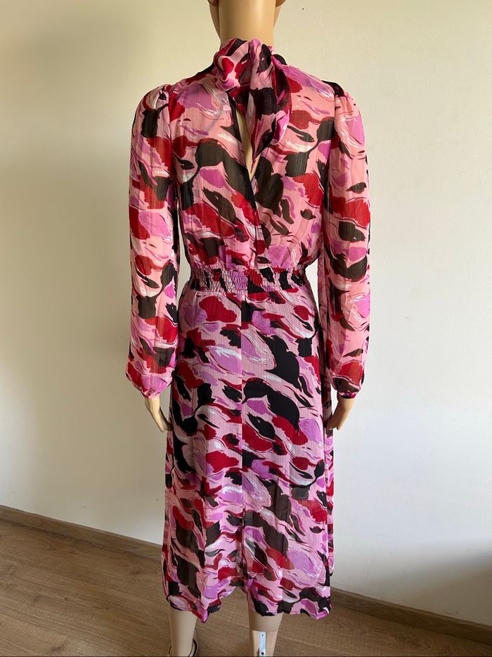 Robe longue rose neuve à manches longues Morgan taille 36 (valeur 90€) - photo numéro 5