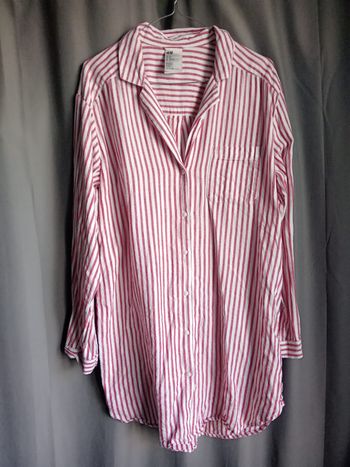 Chemise tunique rayée H&M