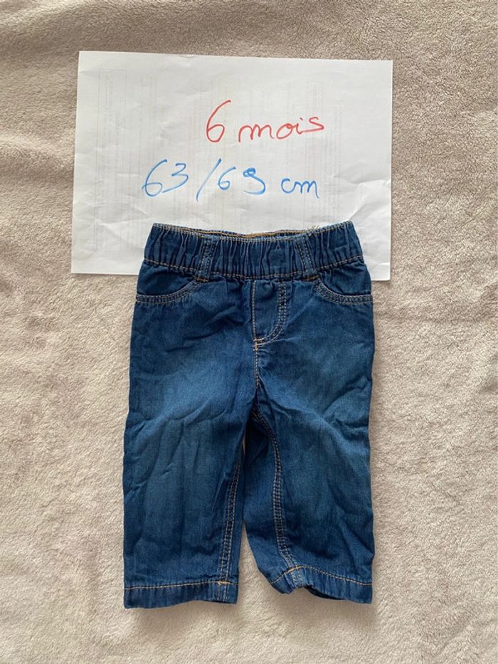 Lot de 2 pantalons doublés chaud - Tex et autre - 6 mois - TBE - photo numéro 6