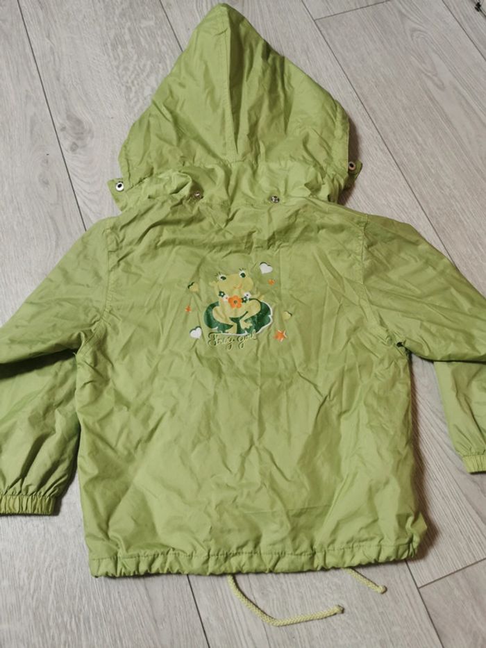 Imperméable vert / Vynil Fraise - photo numéro 4