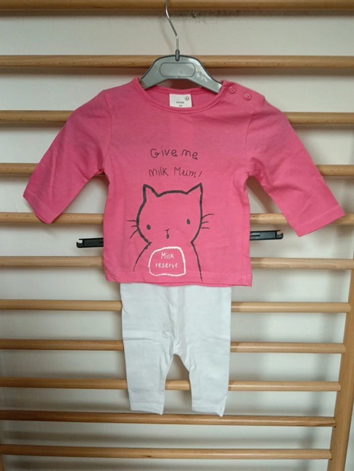 Ensemble léger kiabi chat
