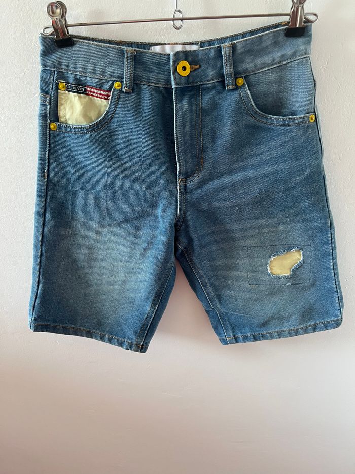 Short en jeans