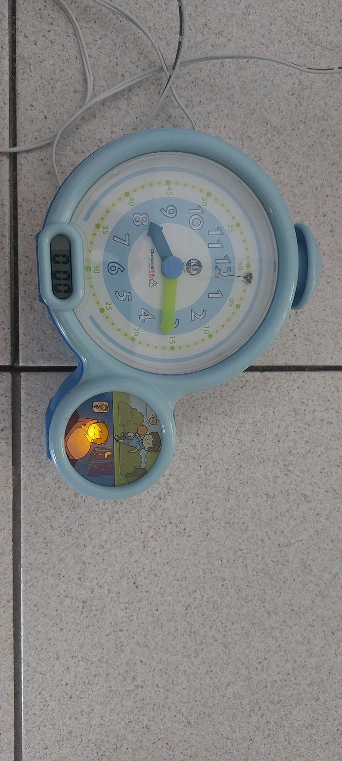Mon 1er réveil kid'sleep clock bleu - photo numéro 3