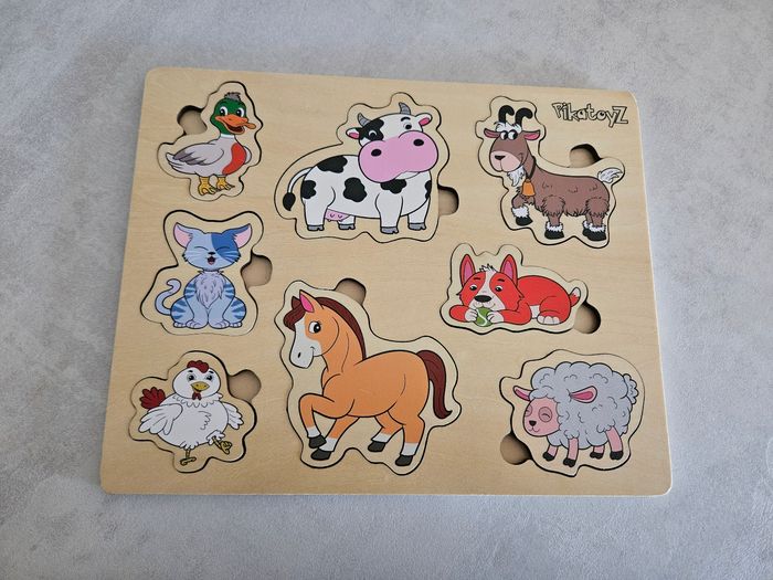 Puzzle bébé avec animaux - photo numéro 2