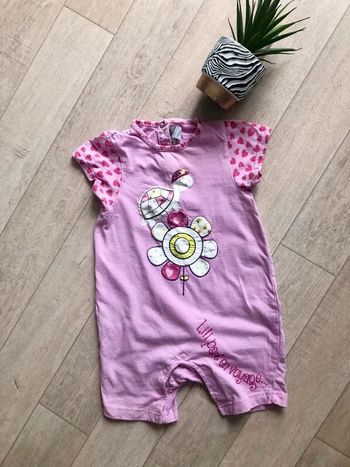 Combinaison rose fille Orchestra