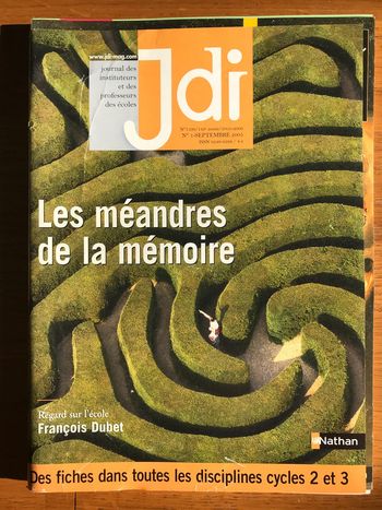 JDI - Les méandres de la mémoire