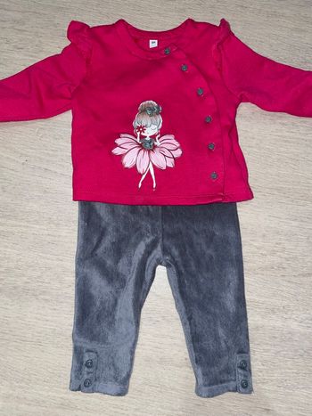 Ensemble bébé fille 6mois 