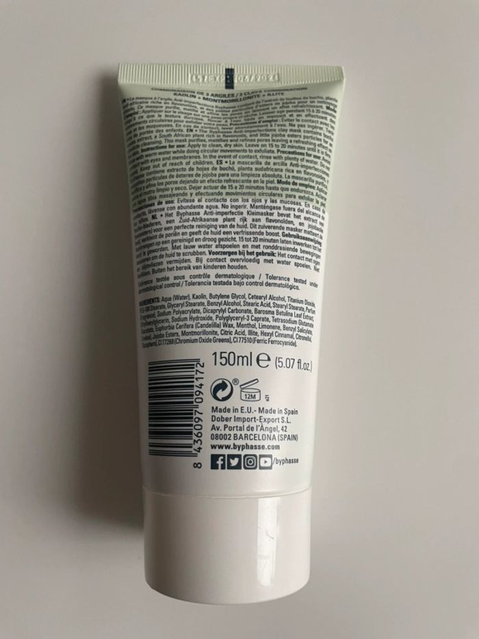 Masque à l’argile anti-imperfections Byphasse - photo numéro 2