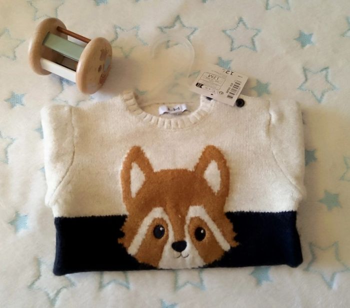 Pull LH 12 mois – Neuf avec étiquette