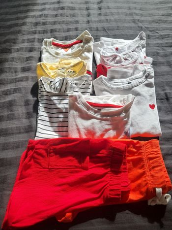 Lot fille été 24 mois