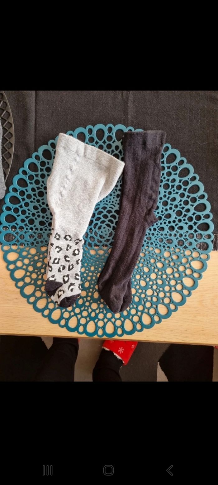 Lot de 2 collants 3-6mois