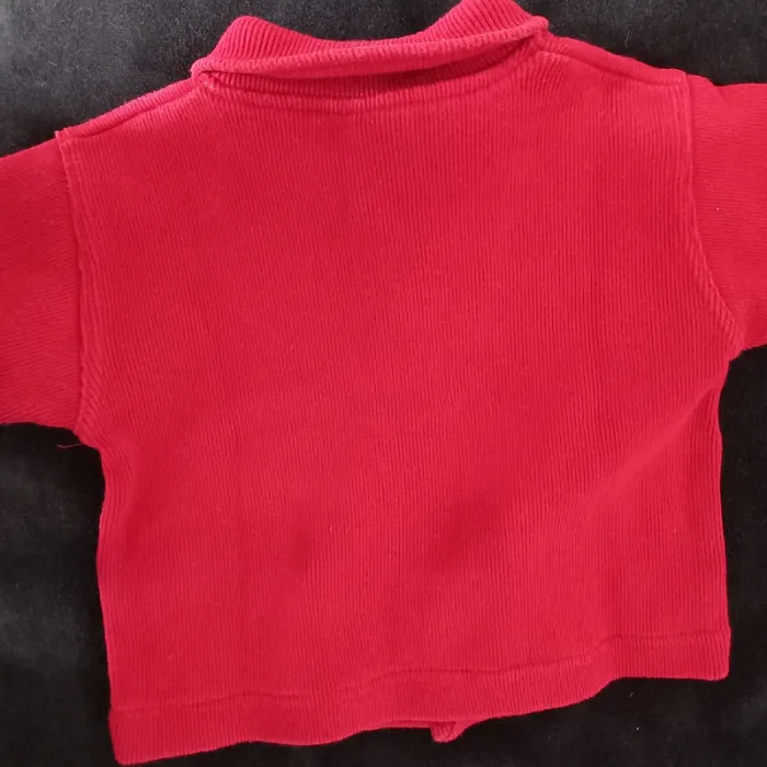 Gilet rouge Petit Bateau 3/6 mois - photo numéro 6