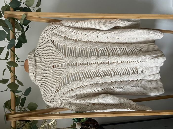 Pull grosses mailles Zara S/36 - photo numéro 2