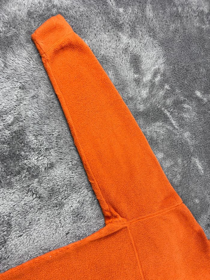 Pull polaire Timberland orange avec logo brodé – Taille XS (taille grand) - photo numéro 19