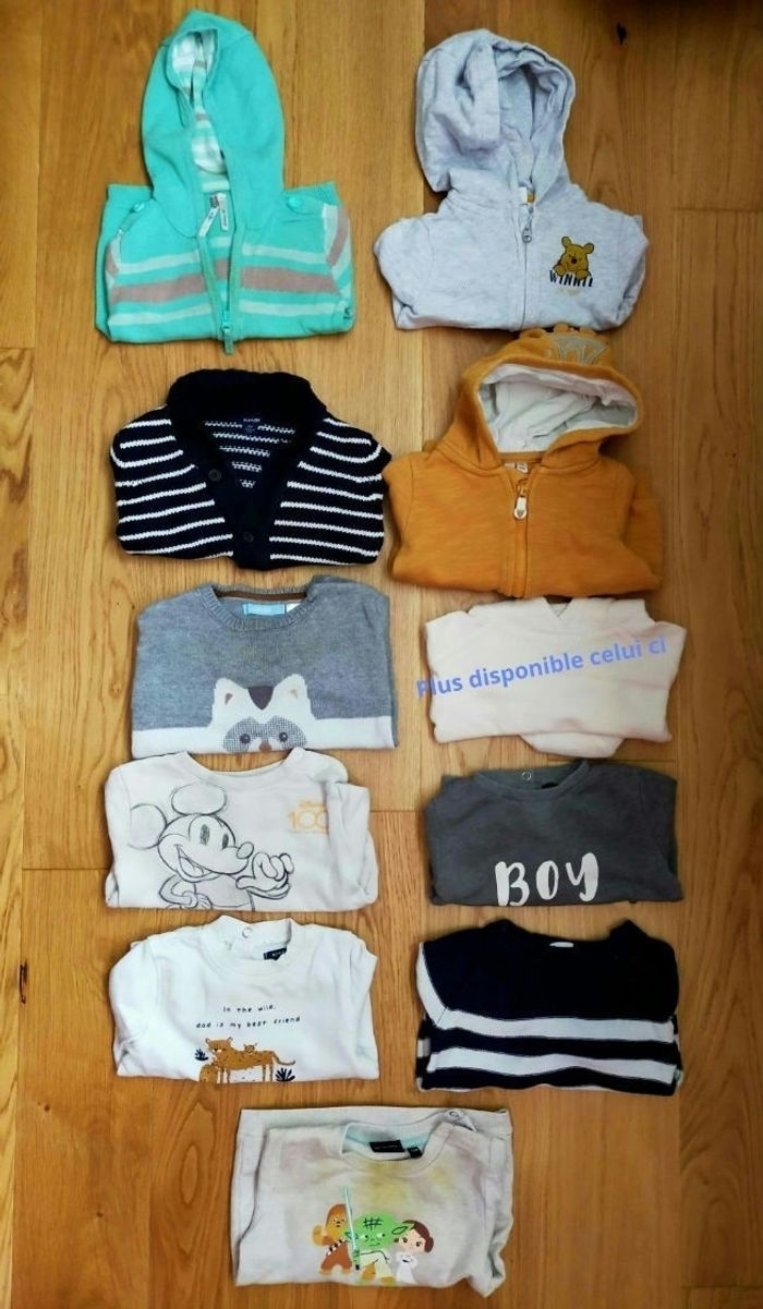 Lot pull et gilet 6 mois