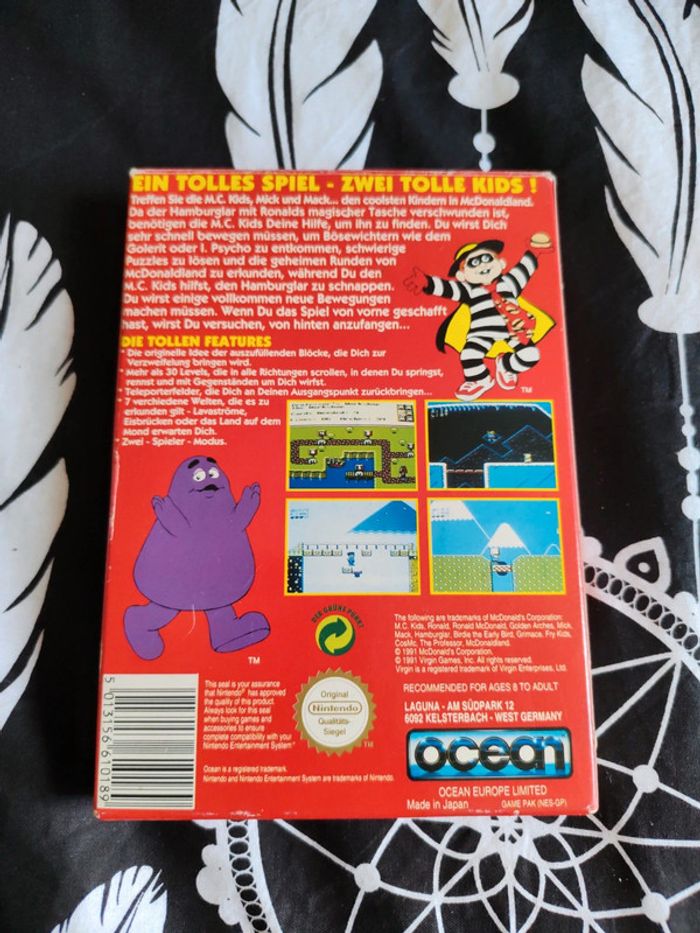 Jeux Nintendo NES McDonald's - photo numéro 2