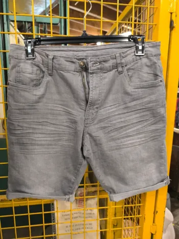 197495 short gris homme M sans marque