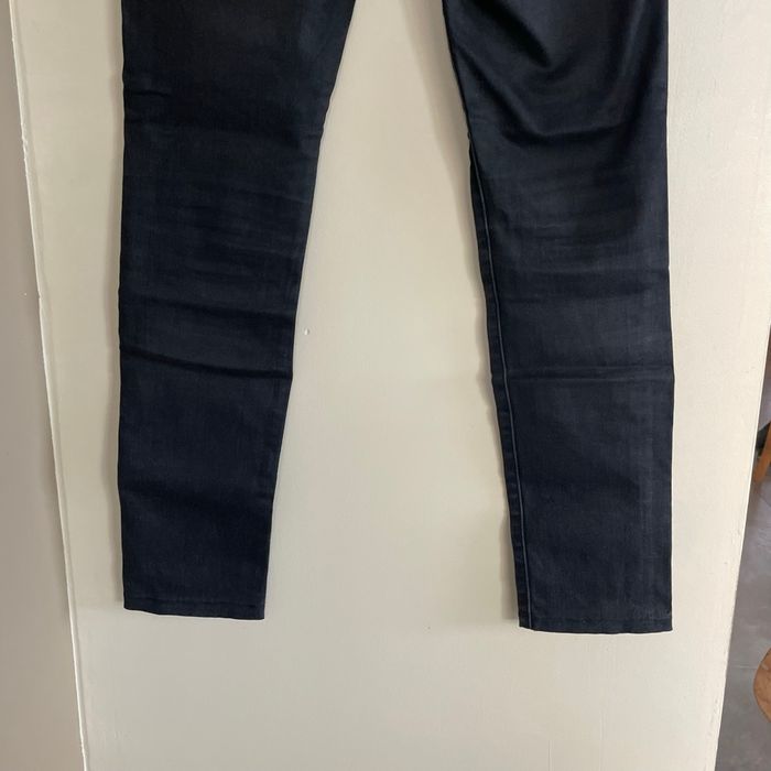 Jean shaping skinny H&M Taille 38 noir délavé regular waist V054 - photo numéro 5