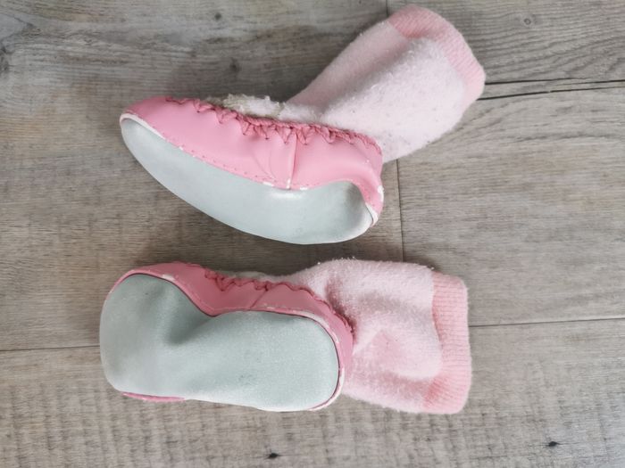 Chausson chaussettes bébé chat - photo numéro 2