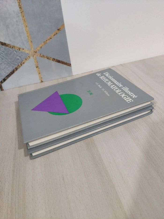 Lot 2 livres dictionnaire illustré de rhumatologie Bhalla Williams de A à M médecine - photo numéro 4