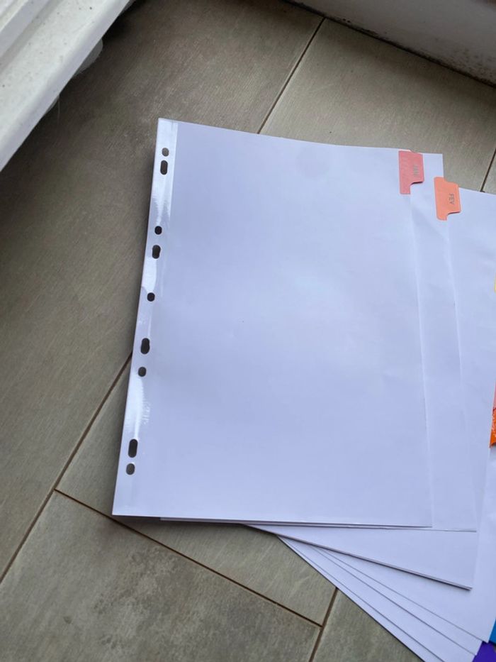 Lot de 12 intercalaires - photo numéro 2