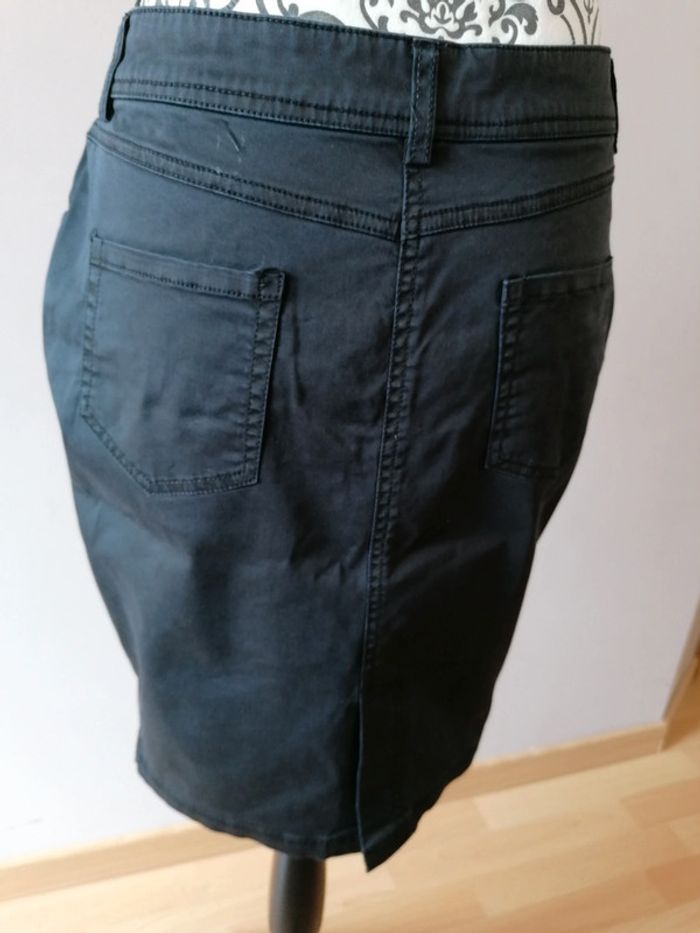 Jupe crayon enduite #kaporal - photo numéro 3