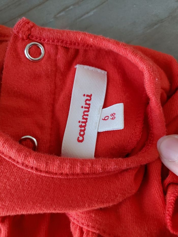 Ensemble t-shirt et gilet 6 mois Catimini - photo numéro 3