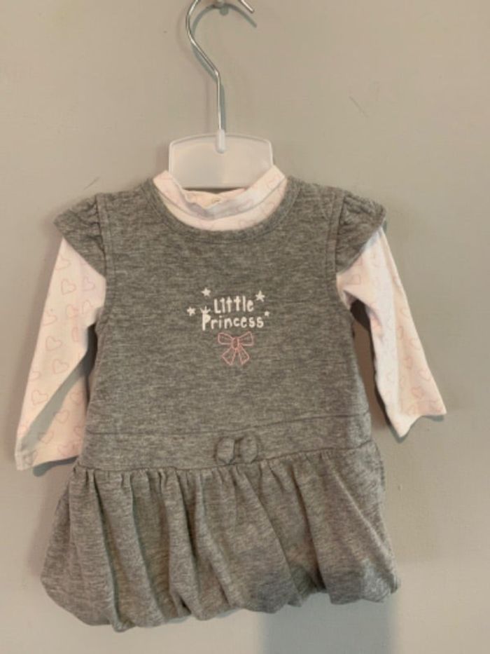 Ensemble robe+tee-shirt manche longue