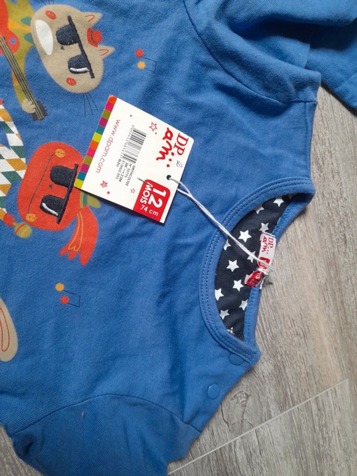 Tee shirt 12 mois dpam - photo numéro 3