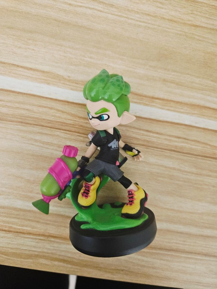 Amiibo garçon inkling vert