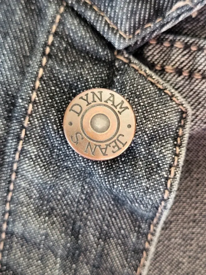 Veste en jean bleue foncée Dynam Taille 46 48 - photo numéro 6
