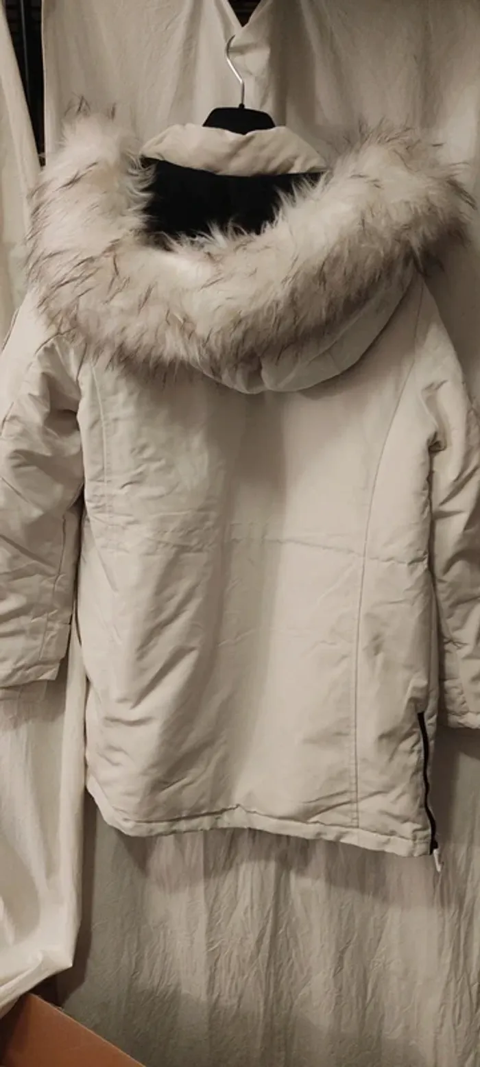 New Yorker parka blanche taille S - photo numéro 6