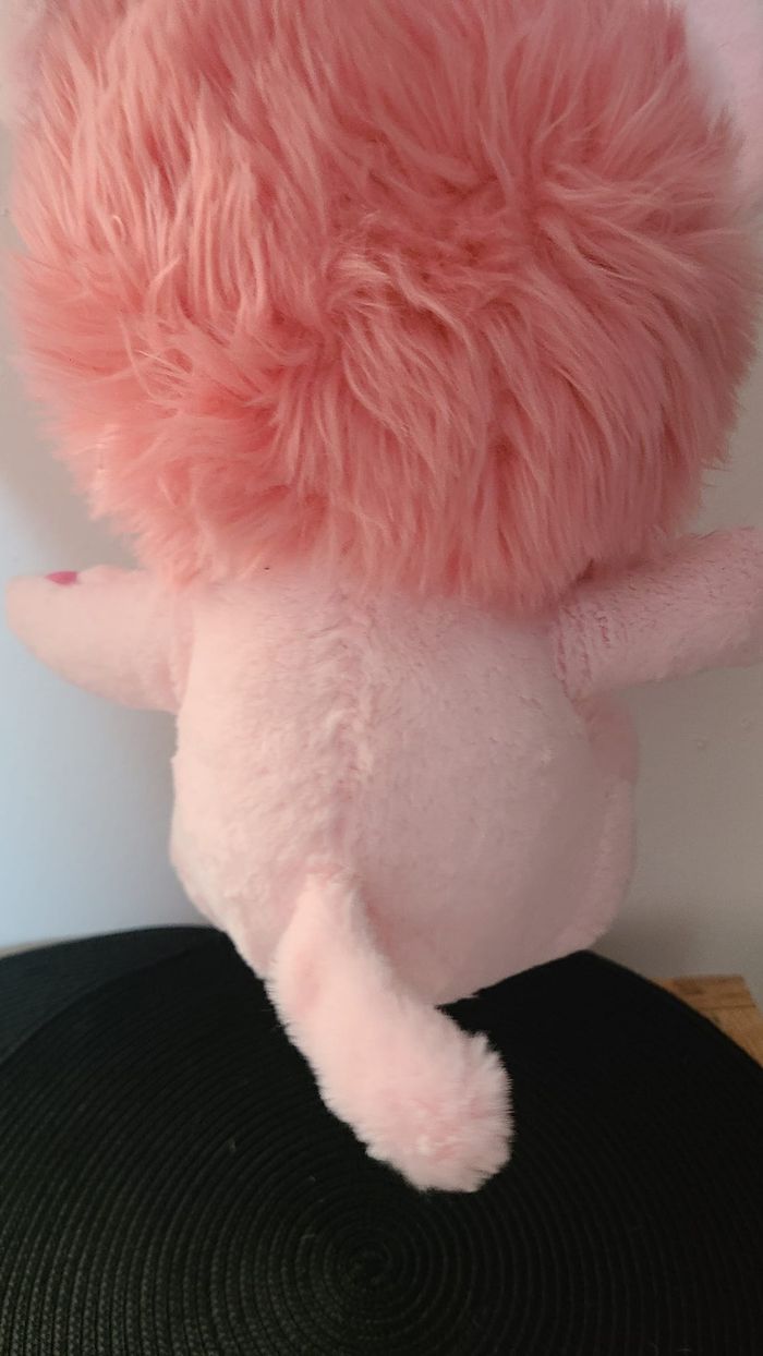 peluche lion rose paillette twirl creaciones lissis - photo numéro 5