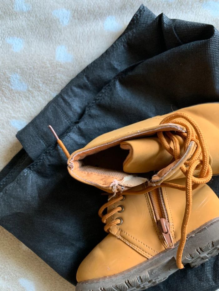 Bottines moutardes taille 27 - photo numéro 2