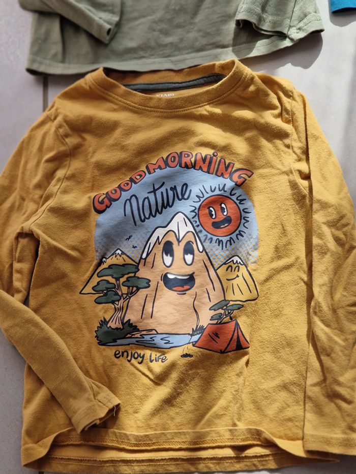 4 t-shirts manche longue 6 ans n°2 - photo numéro 2