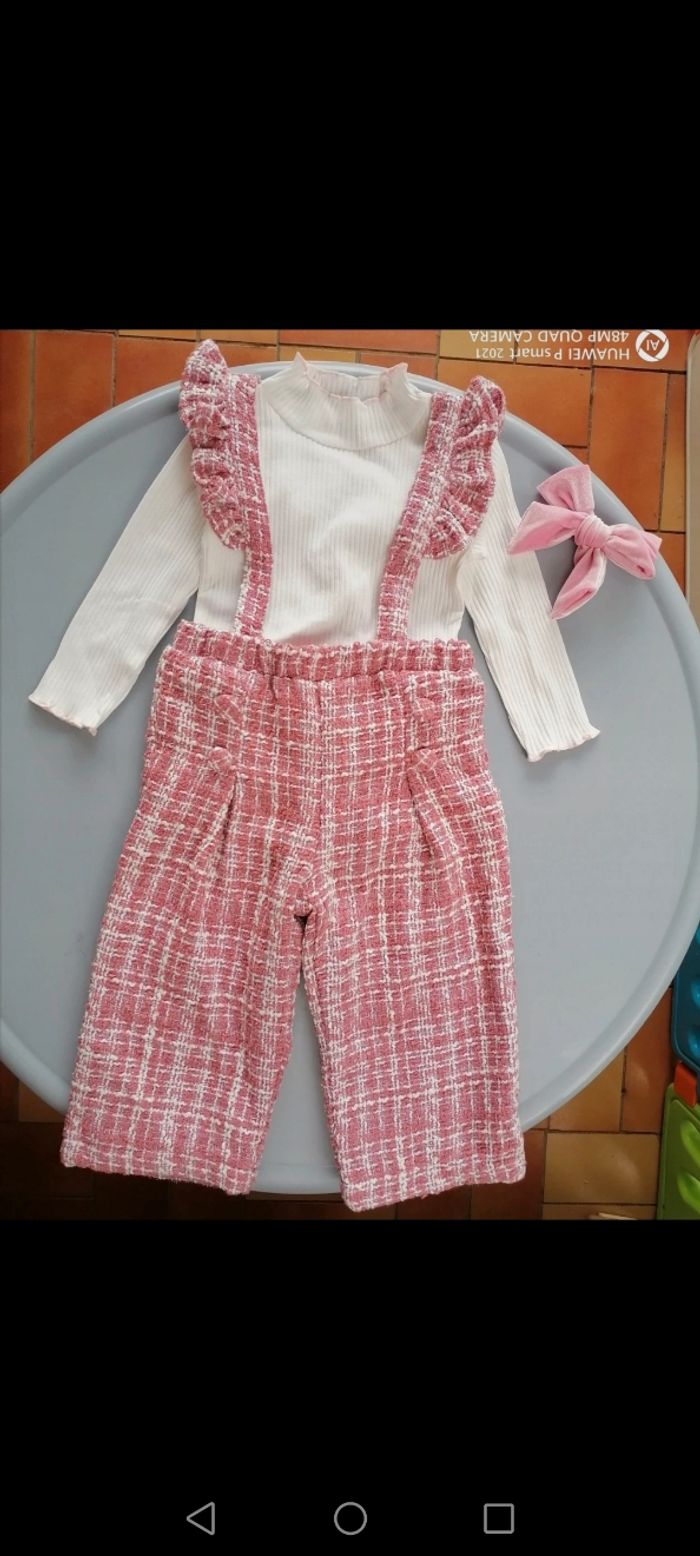 Ensemble élégant neuf 3 pièces bébé 24mois