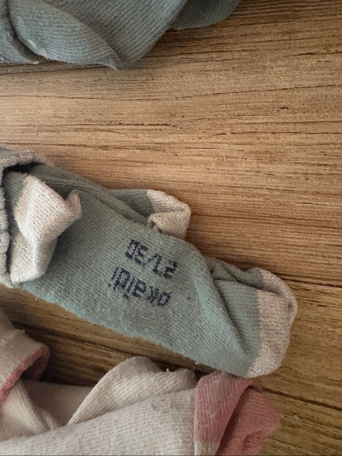 Lot 6 paires de chaussettes 27/30 - photo numéro 2