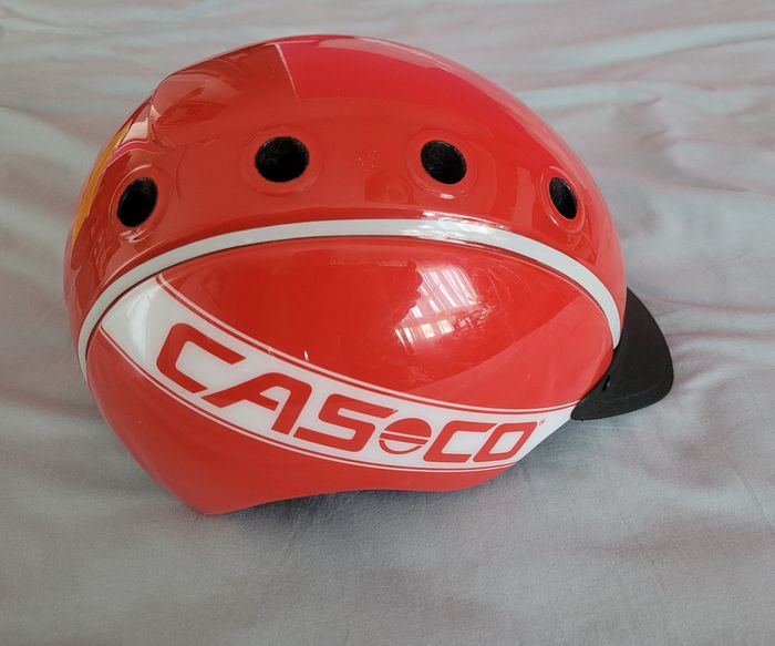 Casque vélo/ski Casco enfant rouge - Taille S (52 - 56 cm)