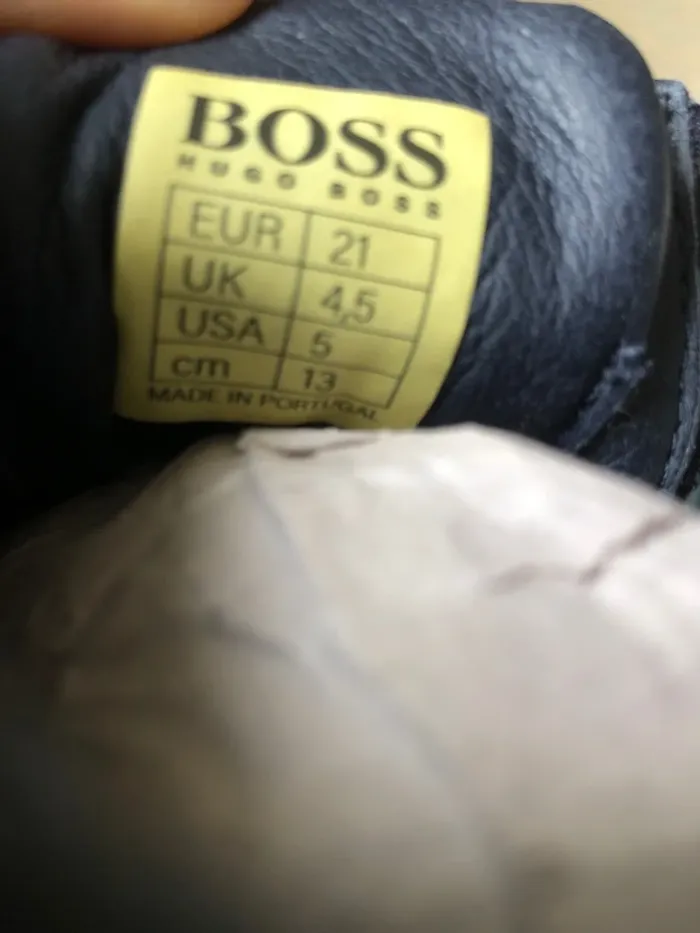 Sneackers cuir bébé Hugo Boss T21 - photo numéro 8