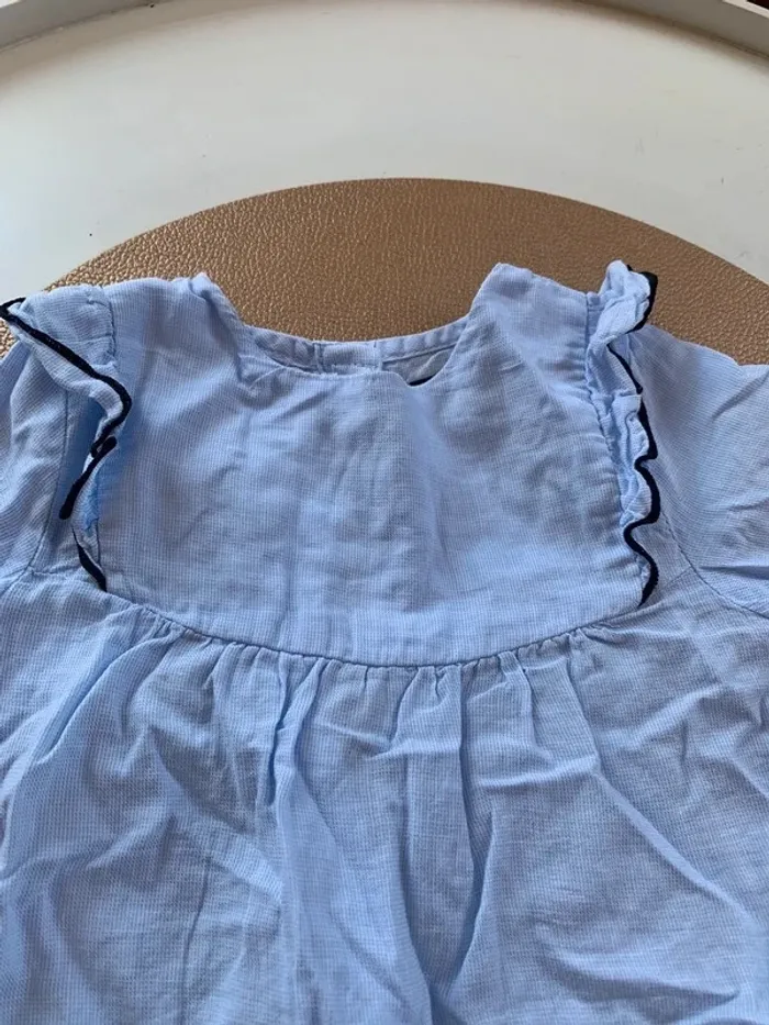 Blouse bleu ciel - photo numéro 3