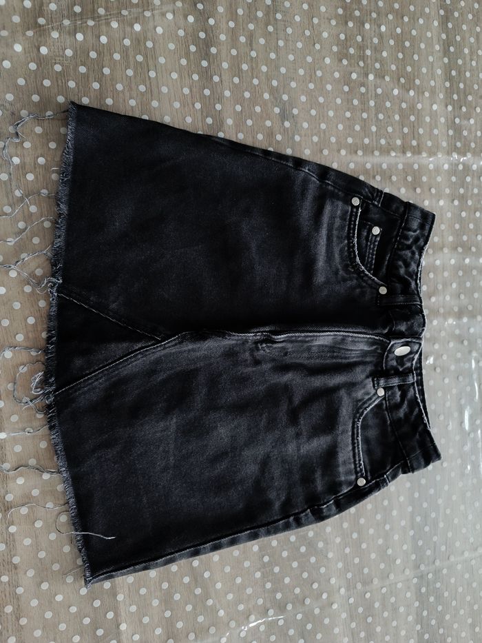 Jupe en jean noir