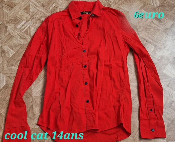 Chemise 14ans cool cat