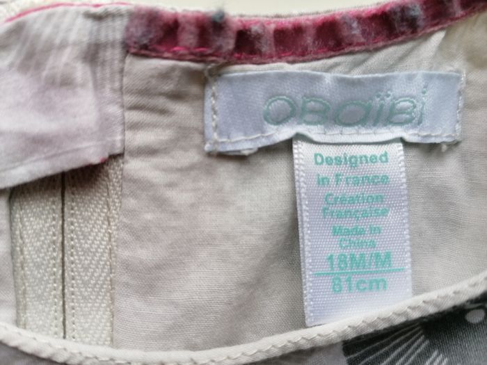 Robe fleurs fille 18 mois cérémonie fête Okaidi - photo numéro 4