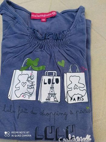 Tee shirt fille 8 ans