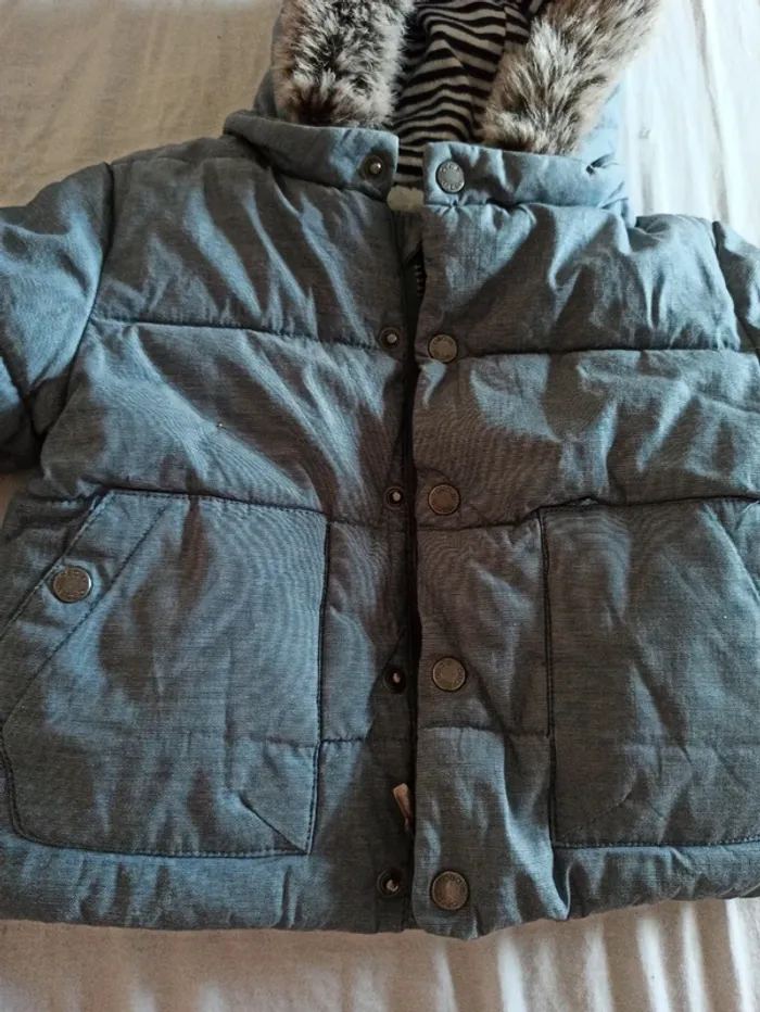 Manteau bébé garçon obaibi 6 mois - photo numéro 3
