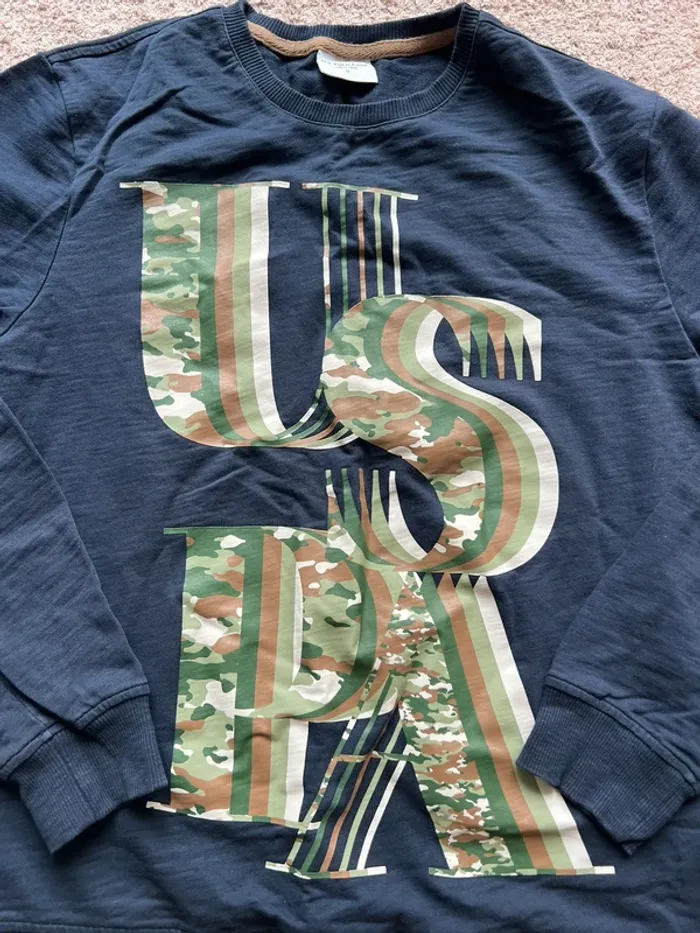 pull bleu uspa - photo numéro 2