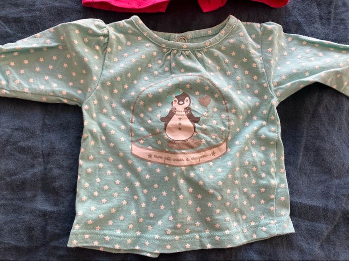 Lot 3 hauts naissance /mois - photo numéro 5