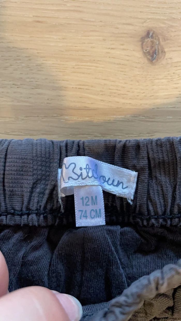 Pantalon noir kitchoun 12 mois - photo numéro 2