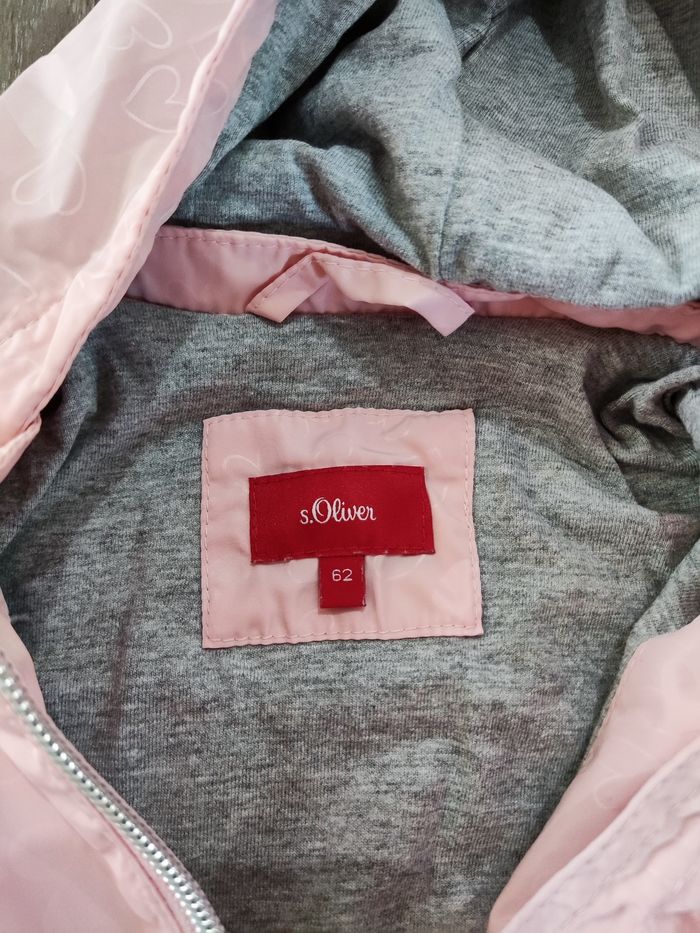 Coupe-vent / imperméable rose bébé filles 9 mois - S.Oliver - neuf - photo numéro 5