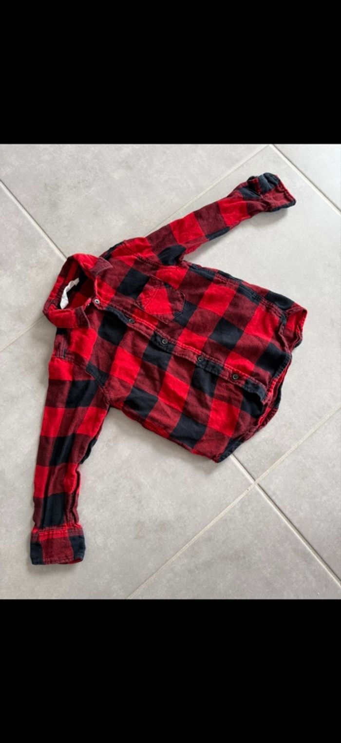 Chemise à carreaux Taille 4 ans